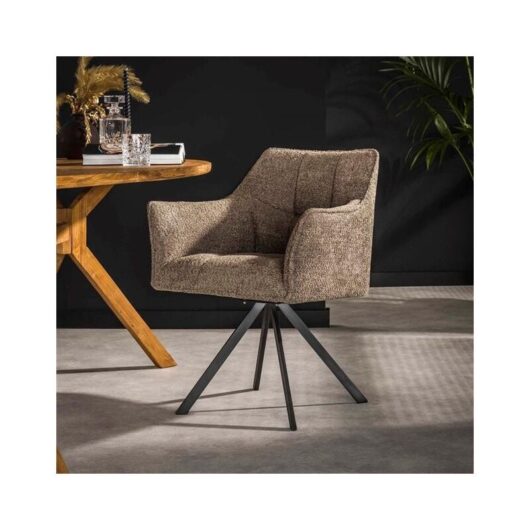 Furnwise - Bouclé Dining Chair Bentley Taupe