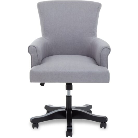 Premier Housewares - Walford Grey Home Office Chair