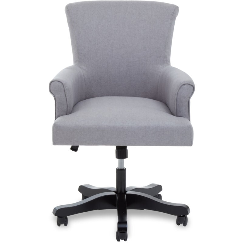 Premier Housewares - Walford Grey Home Office Chair